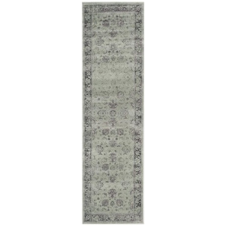 Safavieh Vintage Power Loomed Rectangle Rug- Spruce - Ivory- 2 ft. 2 in. x 6 ft. VTG117-2111-26